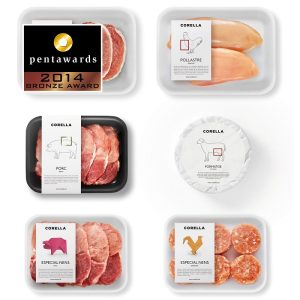 Self adhesive label of frozen food-01